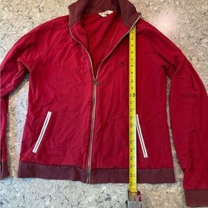 Original Vintage Penguin Red Jacket Bowling Zippered Men’s Large